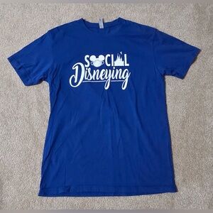 Women’s Size Medium Disney T-Shirt Royal Blue